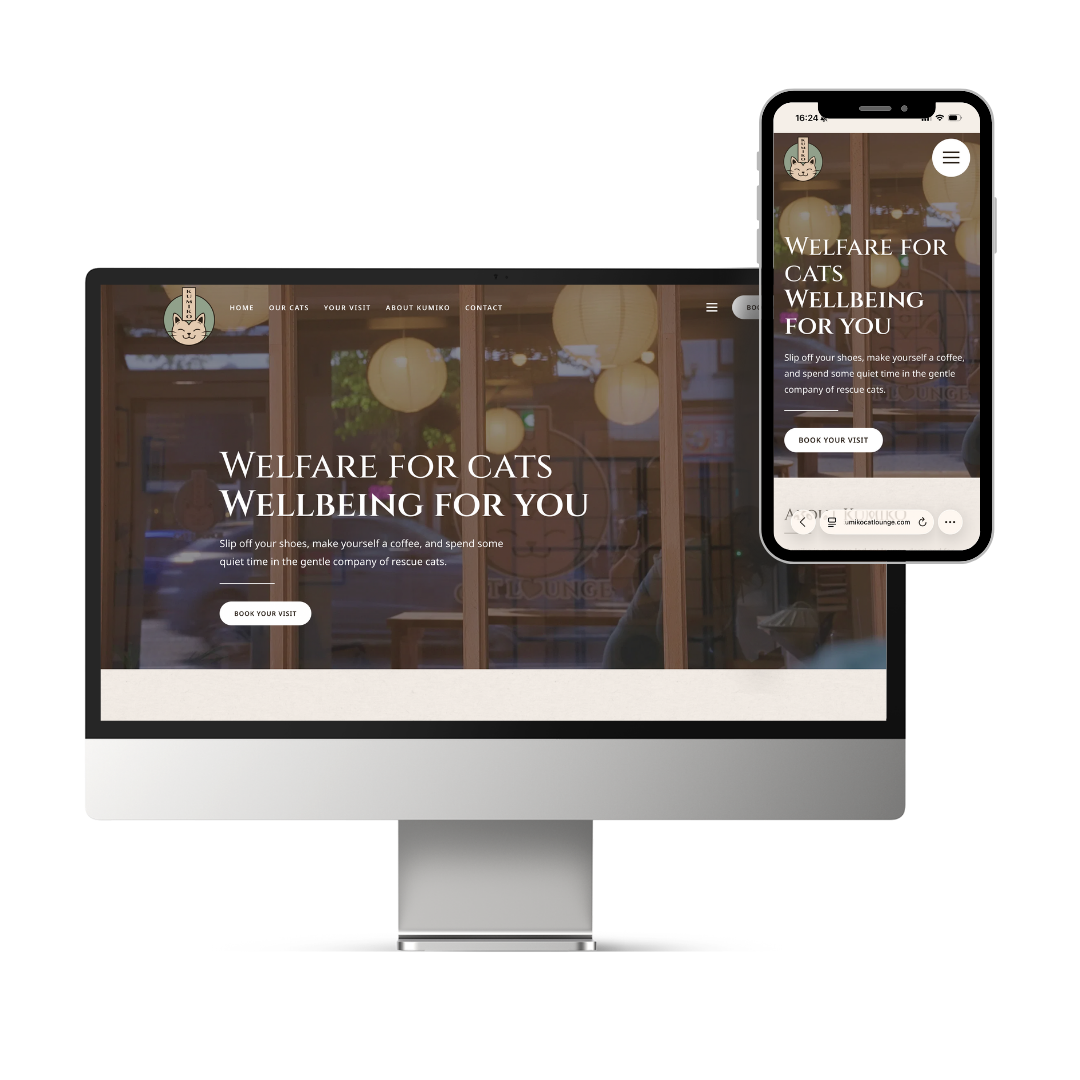 Kumiko Cat Lounge Website Martha Makes Your Content