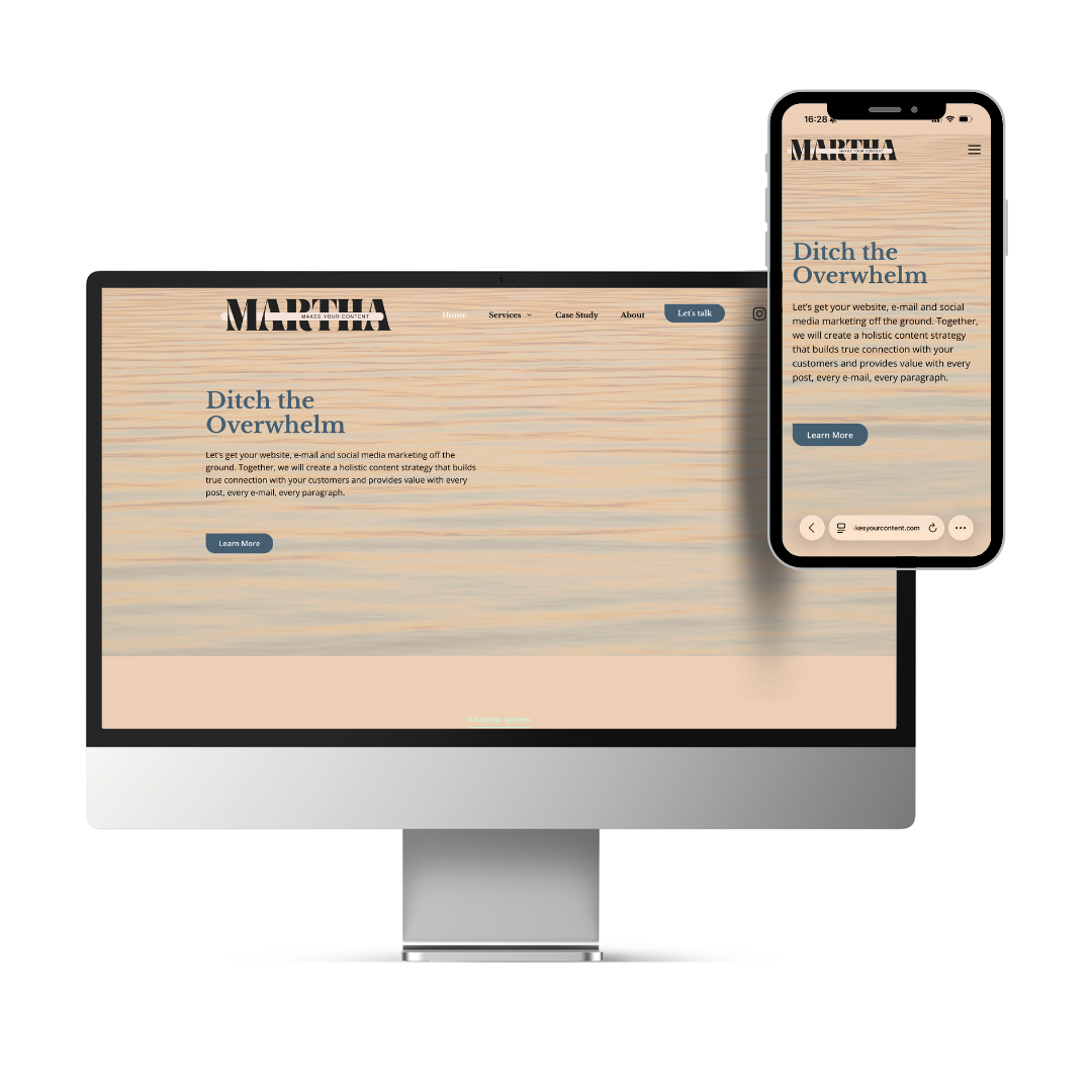 Martha Makes Your Content Website