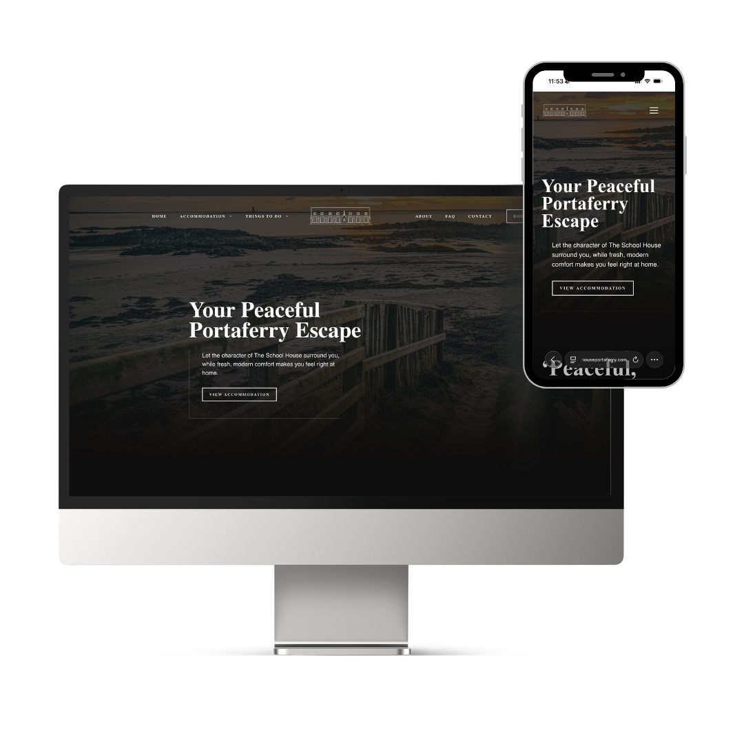 The School House Portaferry website Martha Makes Your Content